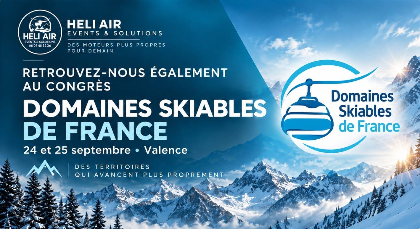 Congrès Domaines Skiables de France - 24 et 25 septembre 2026 - Valence - Stand 45